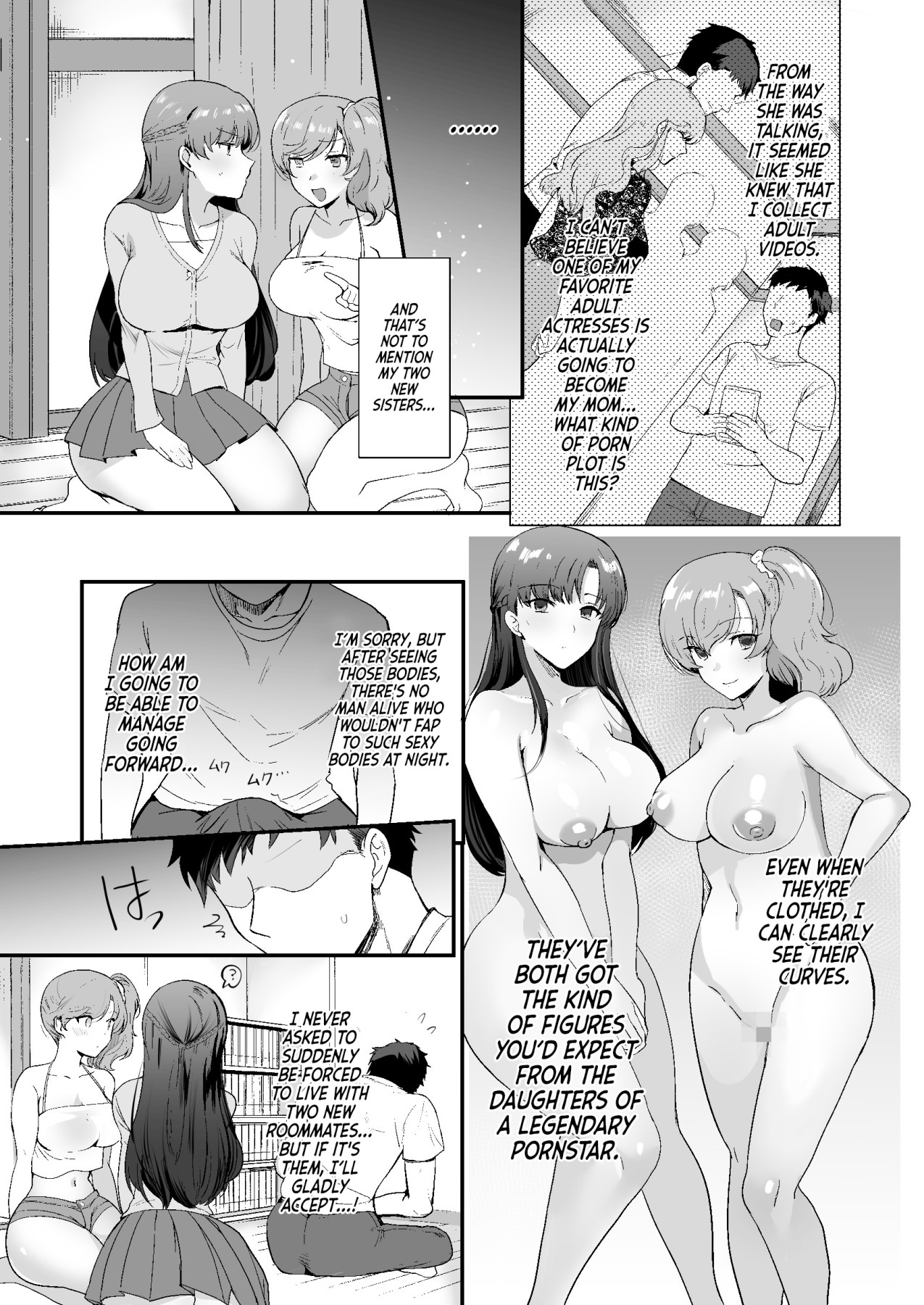 Hentai Manga Comic-My Roommates Are Way Too Lewd ~Living in a One-Room Apartment With Two Perverted Sisters~-Read-9